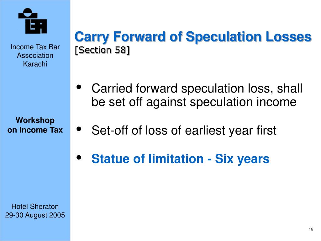 PPT ON TAX Hotel Sheraton, Karachi 29 30 August