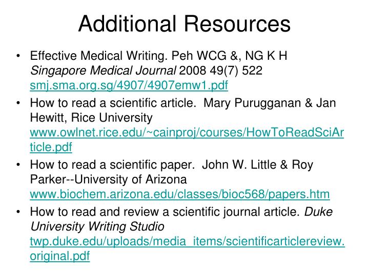 PPT How to Read a Scientific Paper PowerPoint Presentation ID3373603