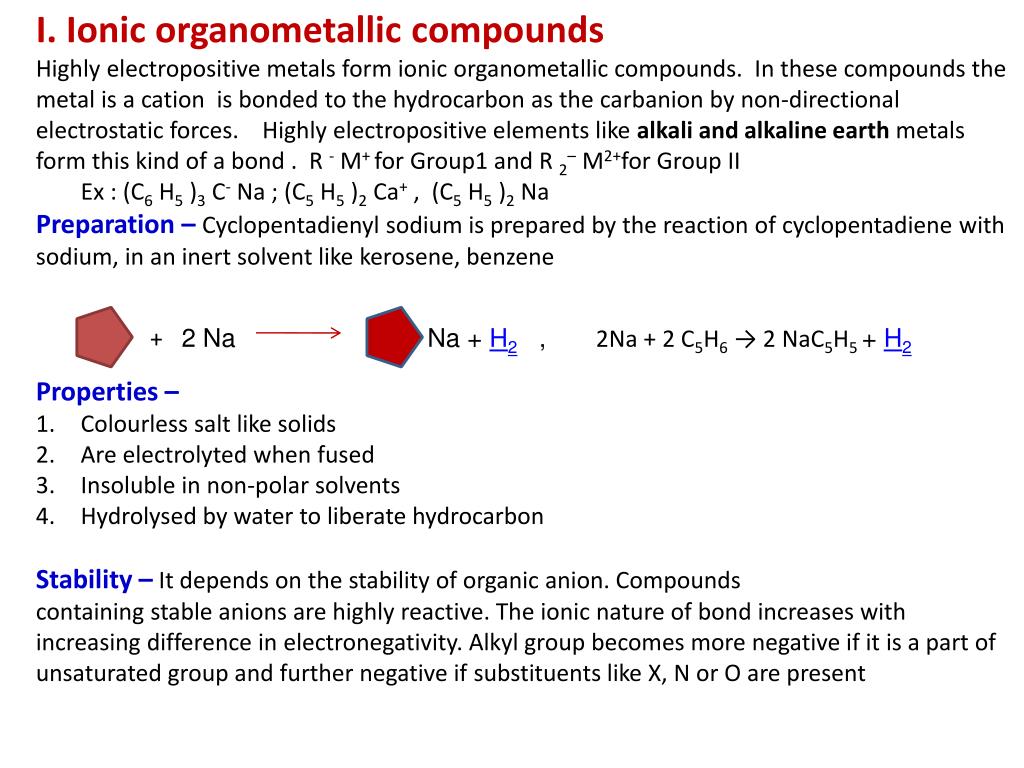 PPT Organometallic Compounds PowerPoint Presentation, free download