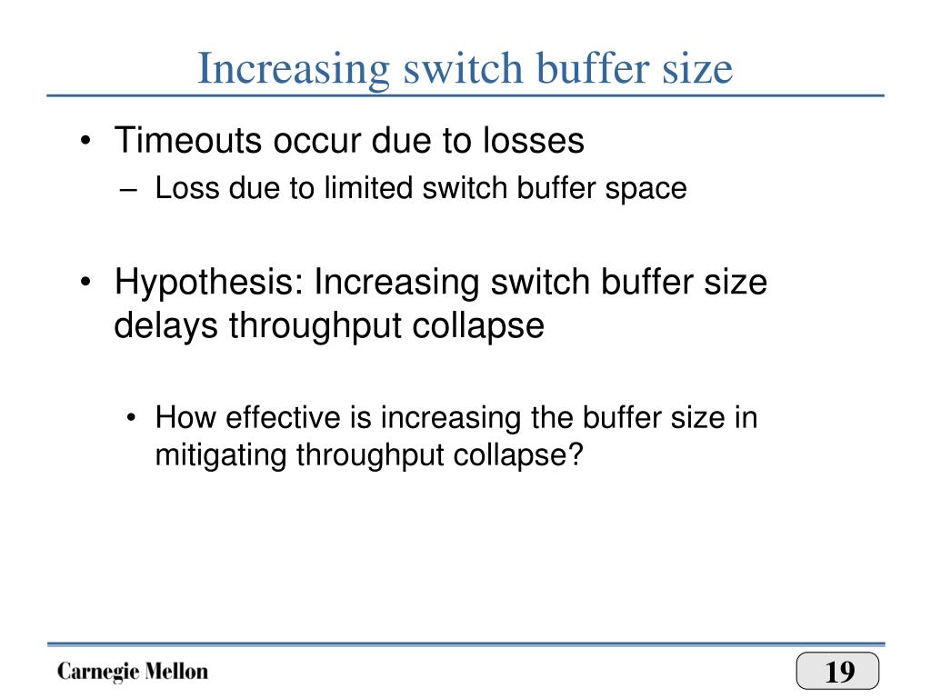 PPT TCP Throughput Collapse in Clusterbased Storage Systems