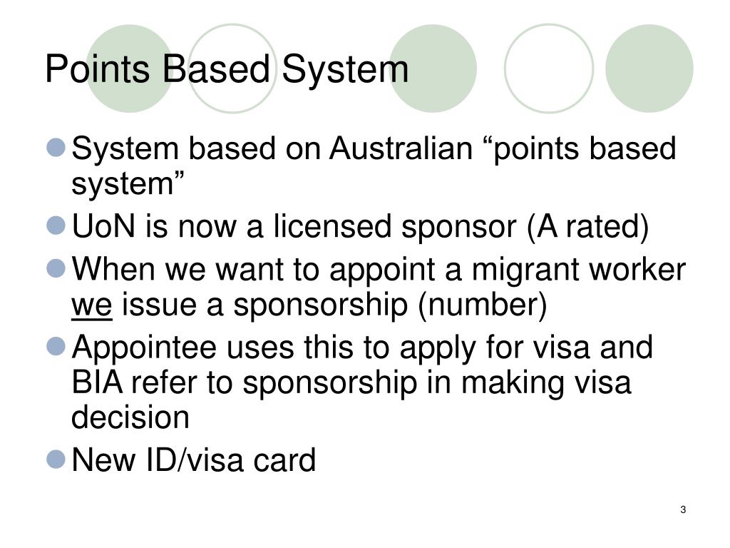 PPT Points Based Immigration System PowerPoint Presentation, free