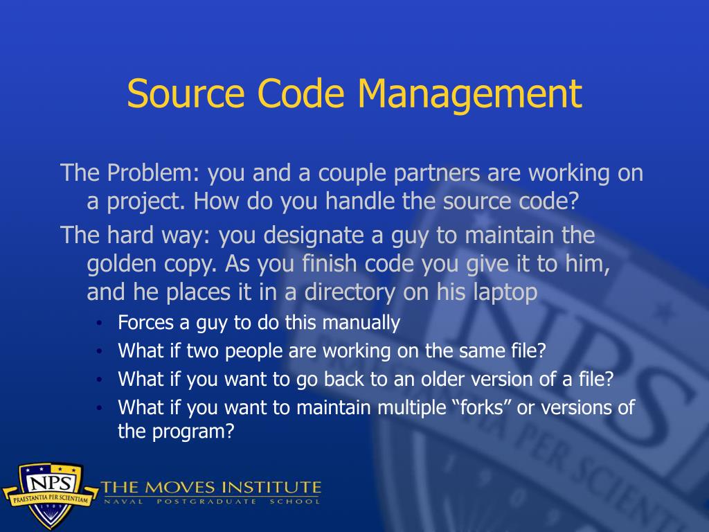 PPT Source Code Management/ Version Control PowerPoint Presentation