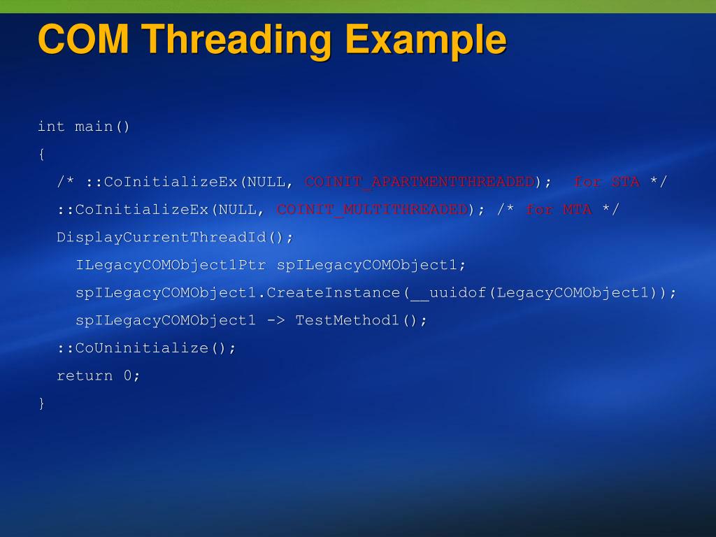 PPT Windows Threading PowerPoint Presentation, free download ID3379923