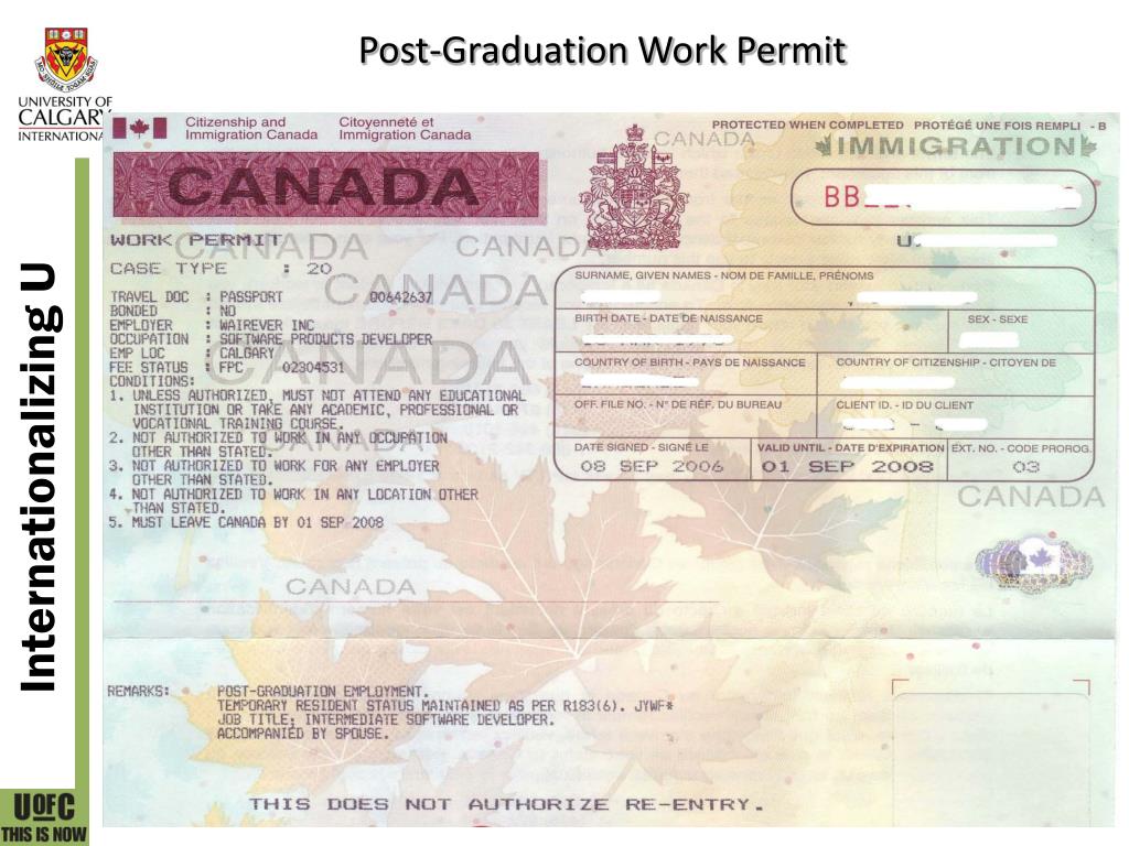 PPT Study Permits Renew New (if applicable) Work Permits Offcampus/Coop/Post Grad