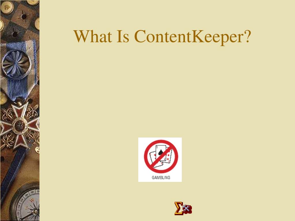PPT Content Keeper PowerPoint Presentation ID3383668