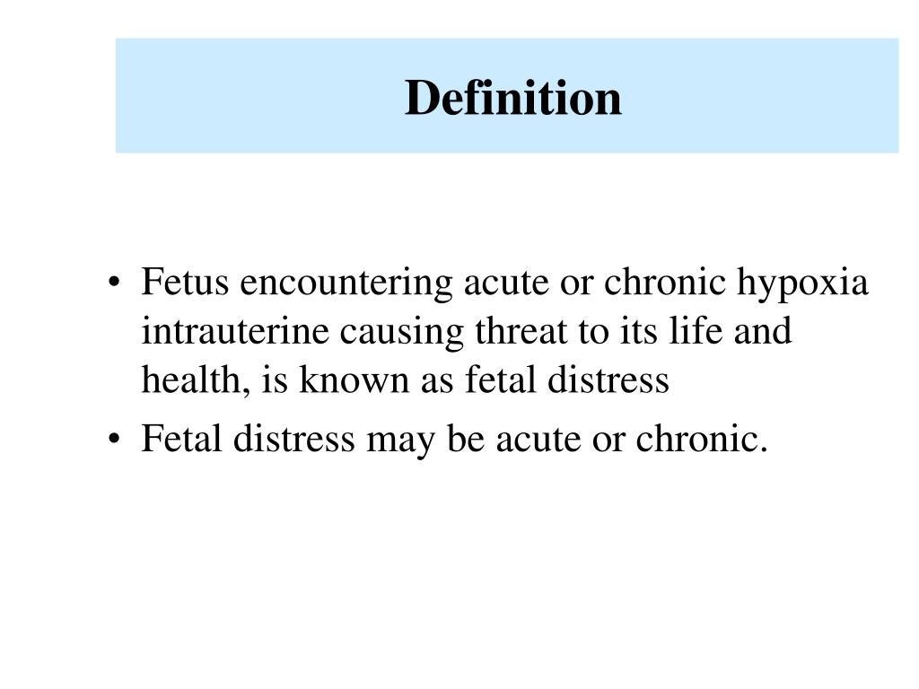 PPT Fetal distress PowerPoint Presentation, free download ID3384093