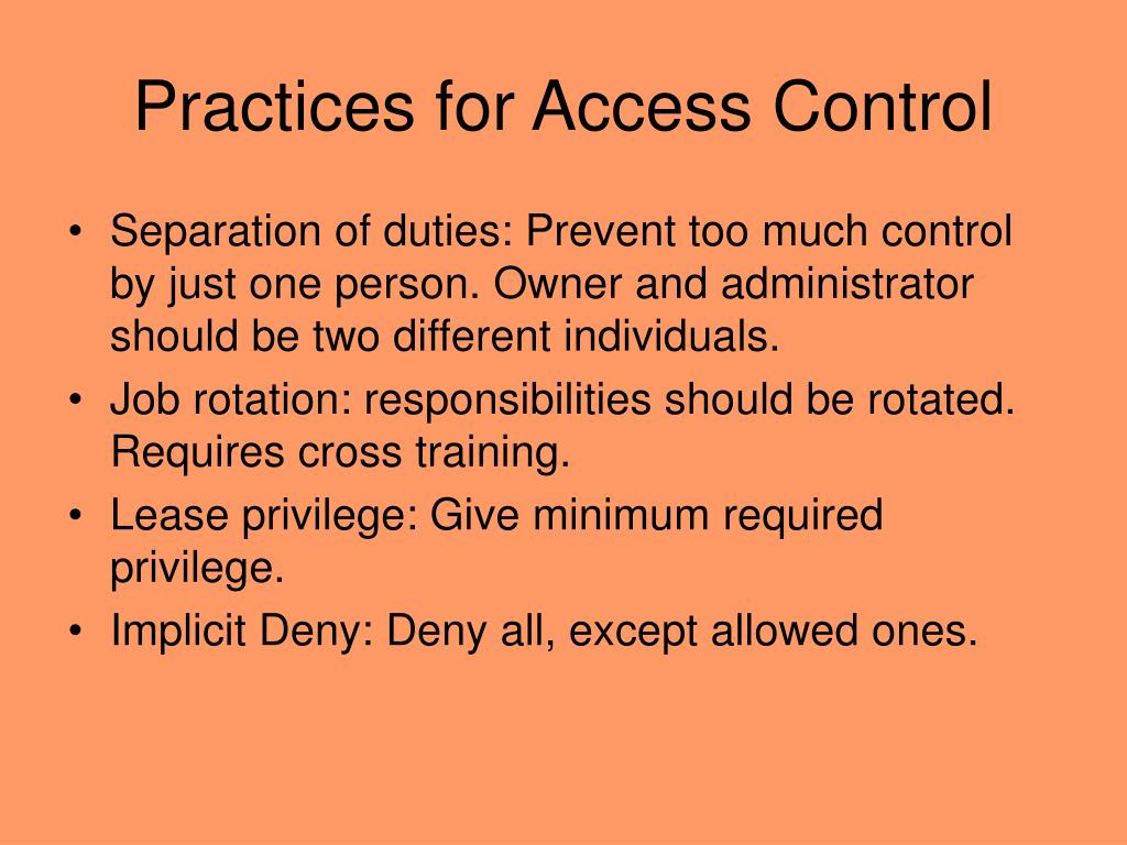 PPT 7Access Control Fundamentals PowerPoint Presentation, free