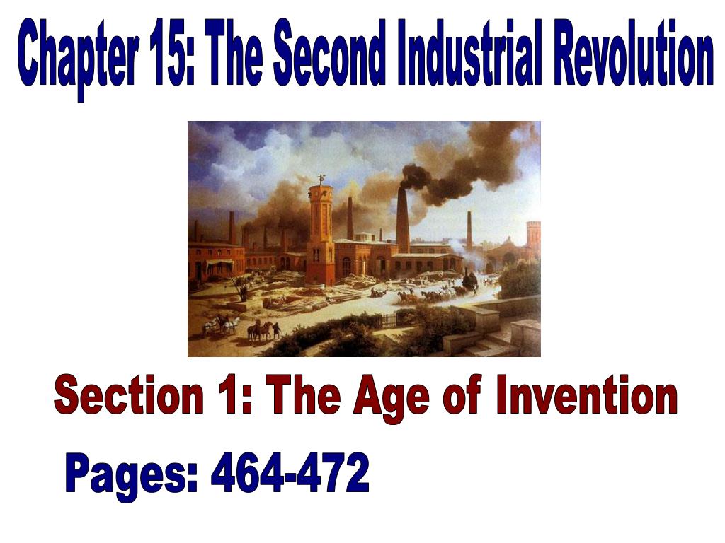 PPT Chapter 15 The Second Industrial Revolution PowerPoint