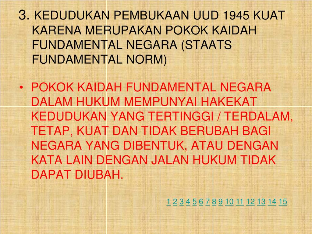 PPT PEMBUKAAN UNDANGUNDANG DASAR 1945 PowerPoint