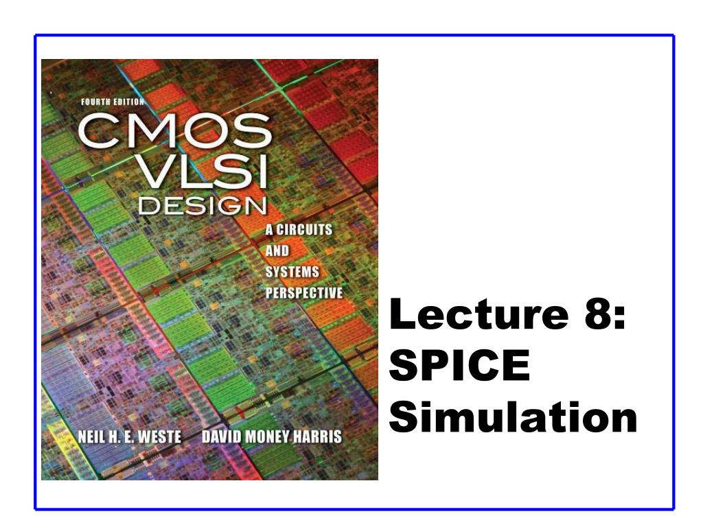 PPT Lecture 8 SPICE Simulation PowerPoint Presentation, free