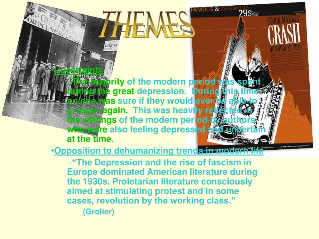 PPT The Modern Period PowerPoint Presentation, free download ID3395021