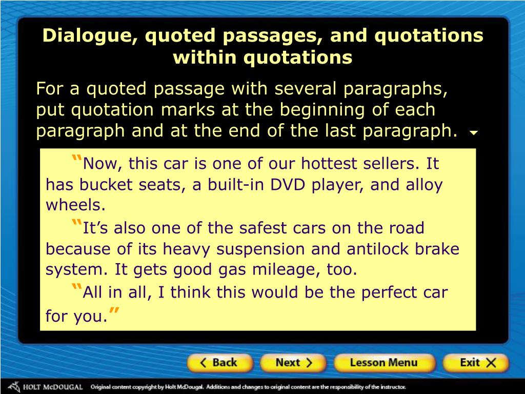 PPT Why are quotation marks important? Direct quotations PowerPoint