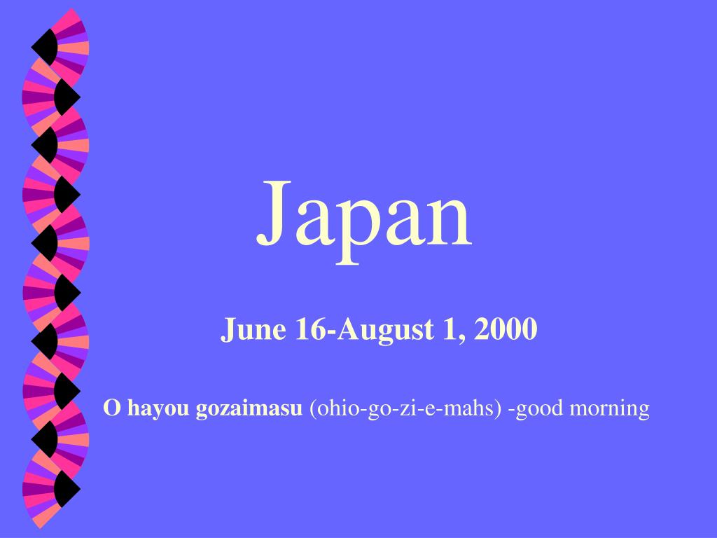 PPT Japan PowerPoint Presentation, free download ID3397235