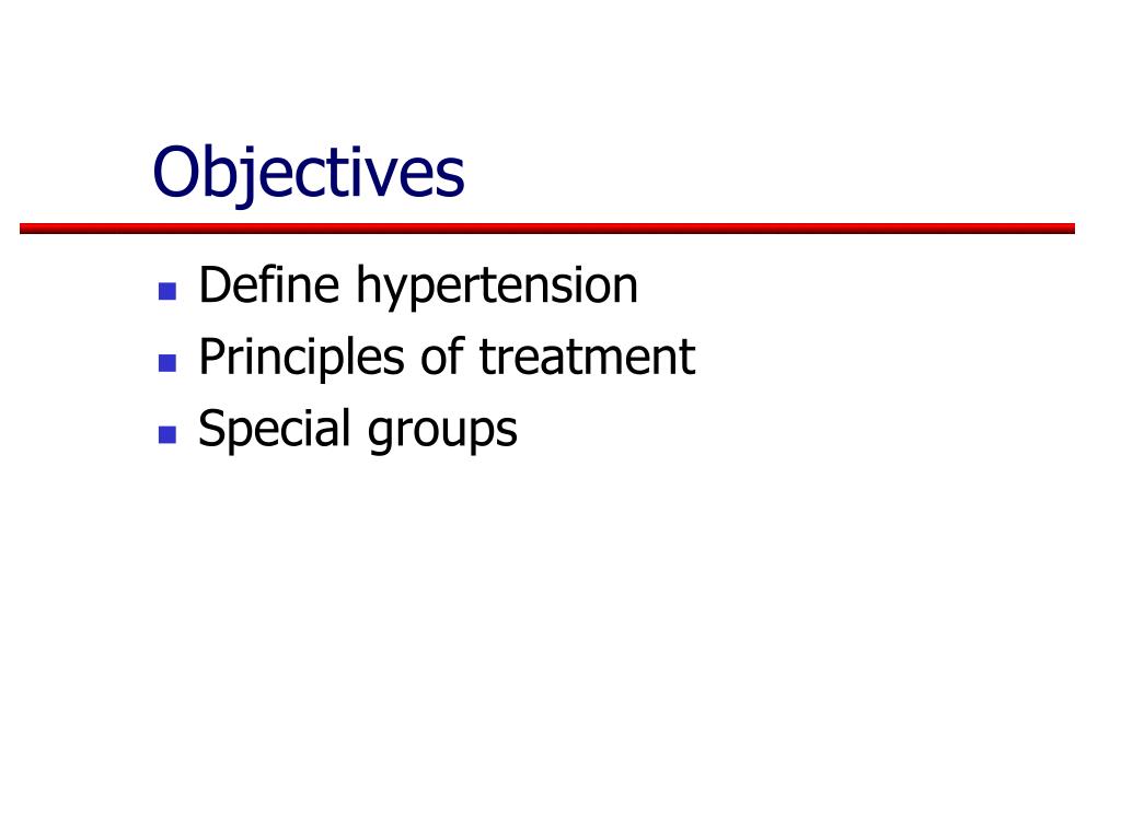 PPT Treatment of Hypertension PowerPoint Presentation, free download