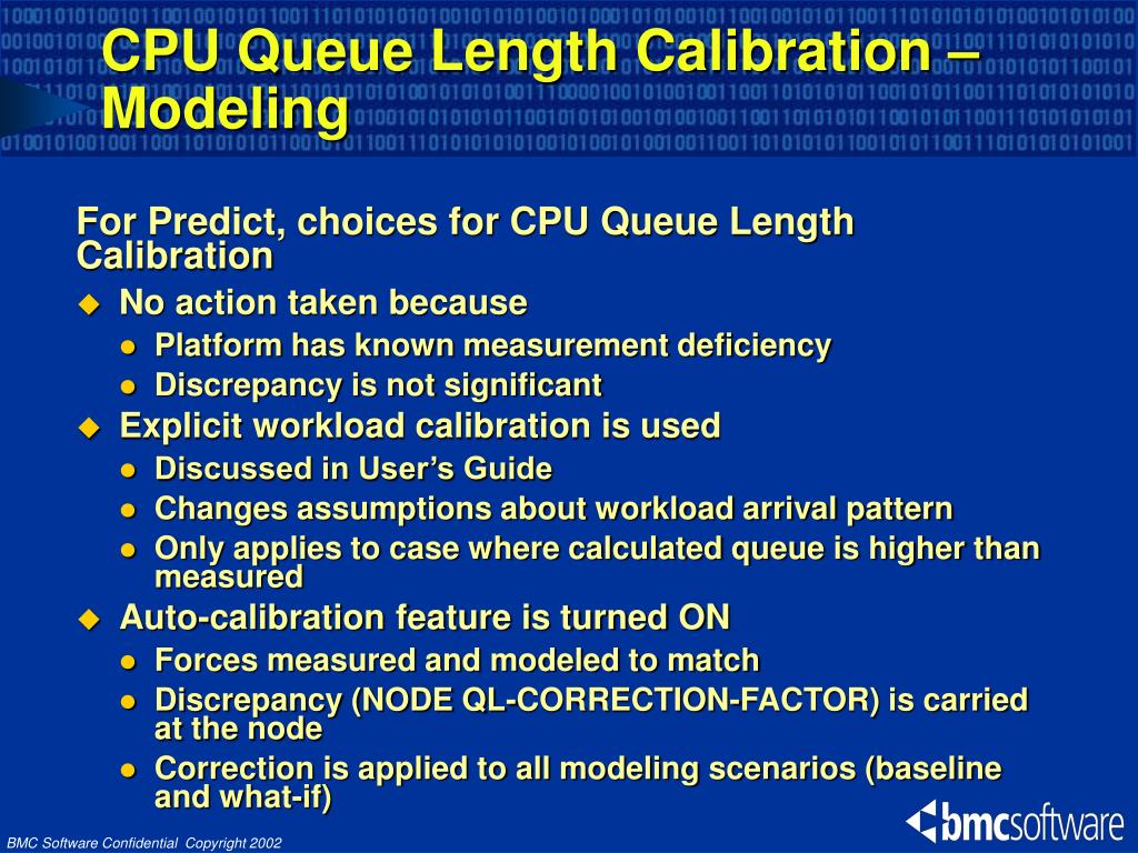 PPT Understanding CPU Queue Length Calibration Choices in PATROL