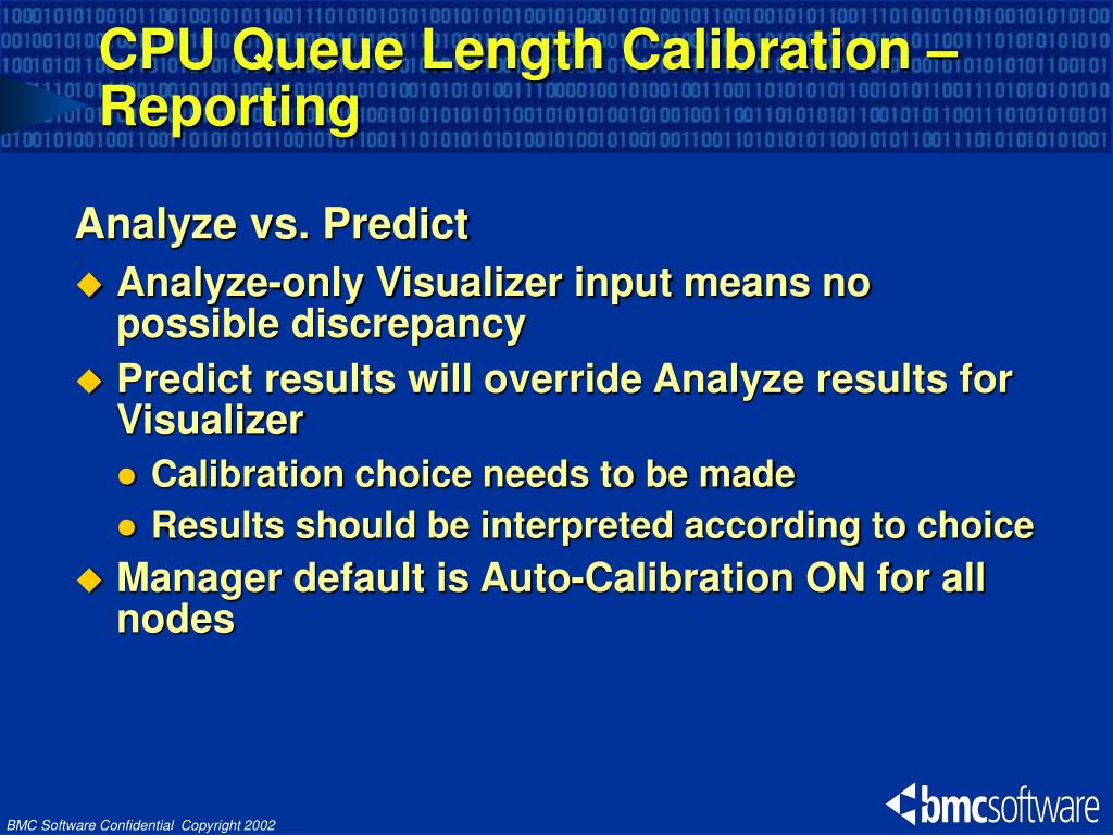 PPT Understanding CPU Queue Length Calibration Choices in PATROL