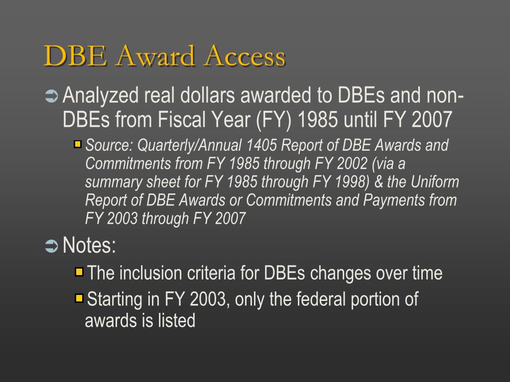 PPT The Impact of Proposition 209 on California’s MBEs and WBEs