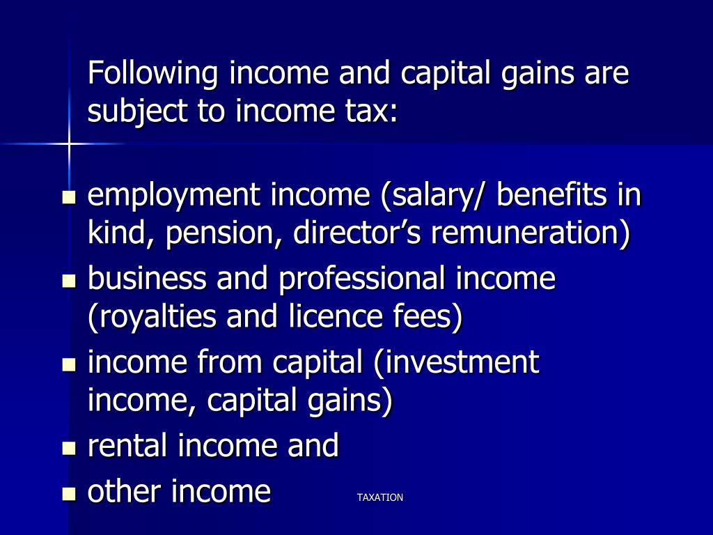 PPT TAXATION OF INDIVIDUALS IN THE CZECH REPUBLIC PowerPoint