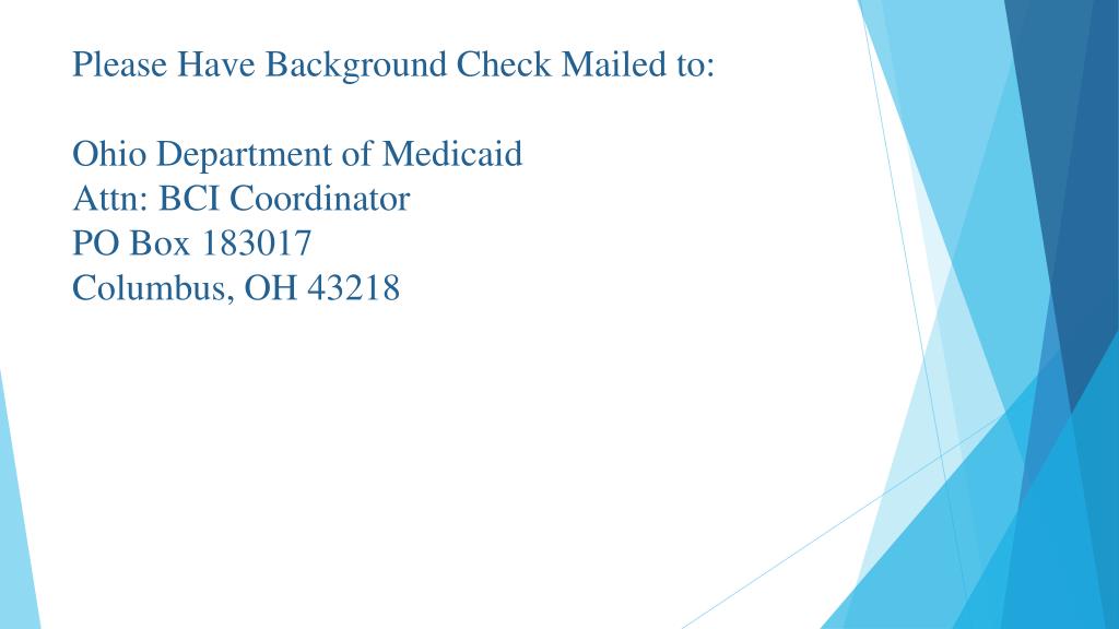PPT Ohio Home Care Waiver Provider Application Process PowerPoint