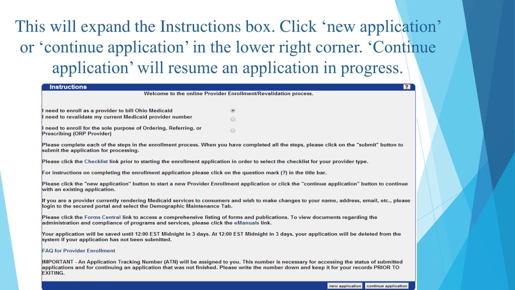 PPT Ohio Home Care Waiver Provider Application Process PowerPoint