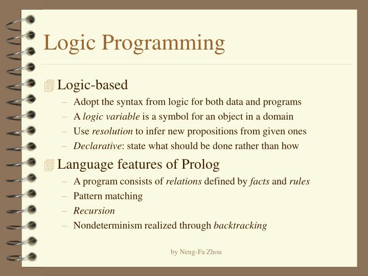 PPT Logic Programming PowerPoint Presentation, free download ID3413965