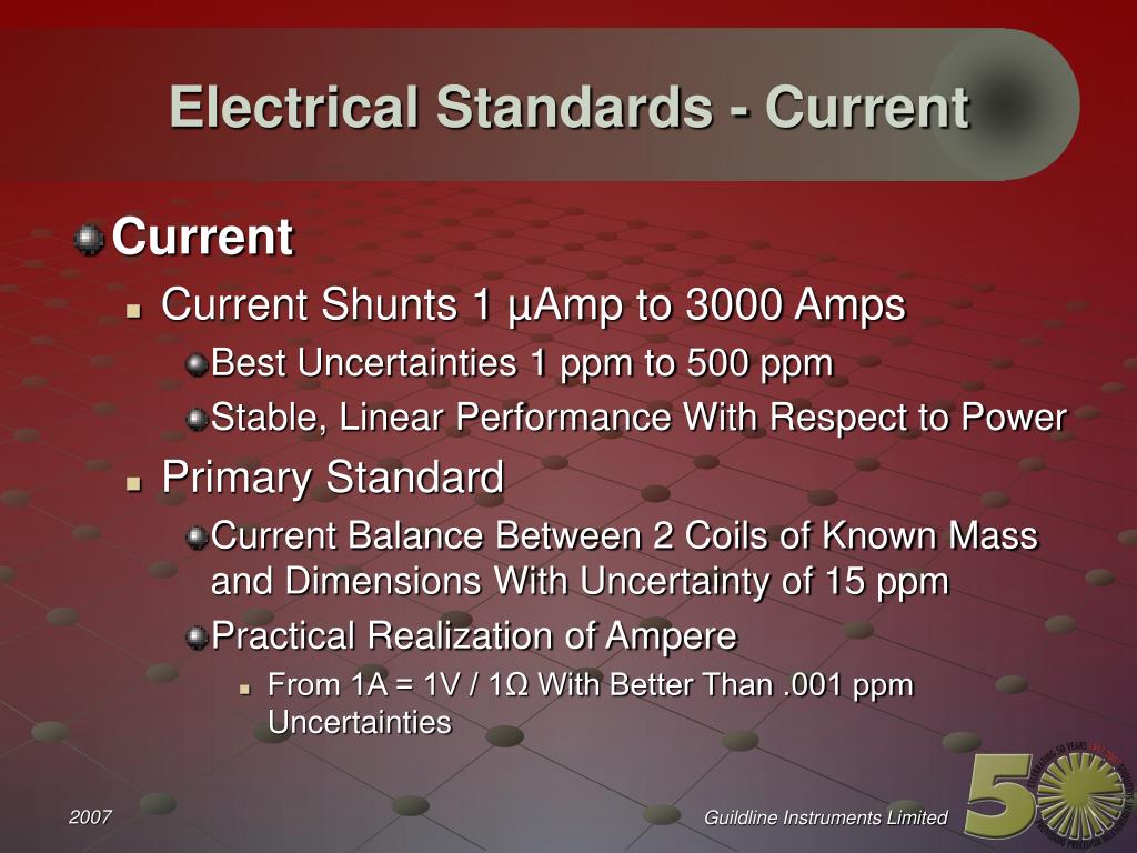 PPT Electrical Measurement Techniques for Nanometrology PowerPoint