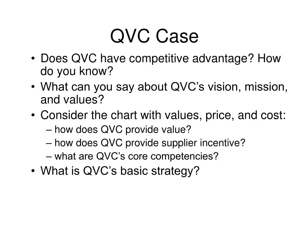 PPT QVC Case PowerPoint Presentation, free download ID3423608