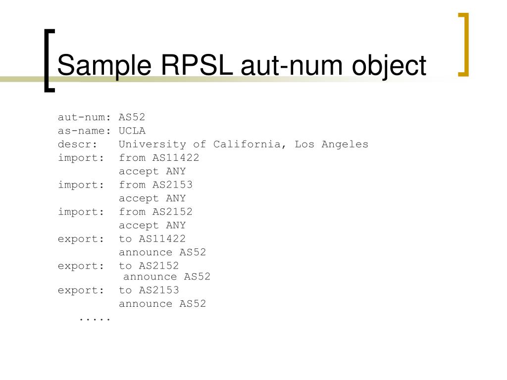 PPT Routing Registries PowerPoint Presentation, free download ID