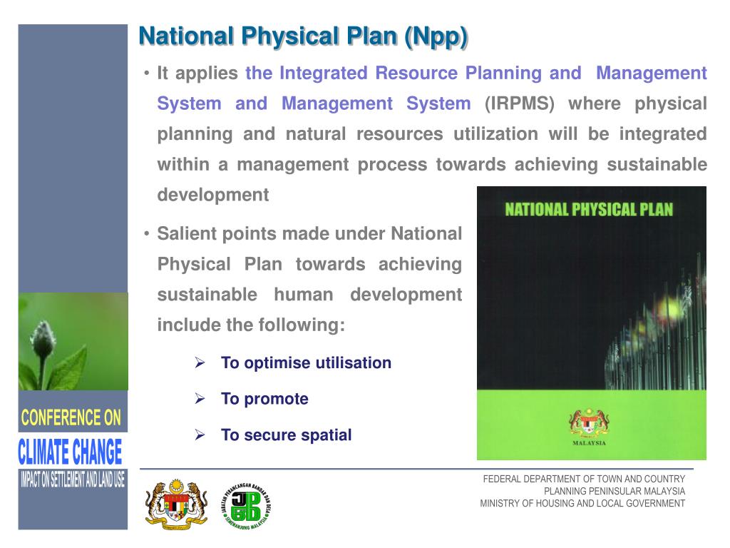 National Physical Plan Malaysia ufacsted