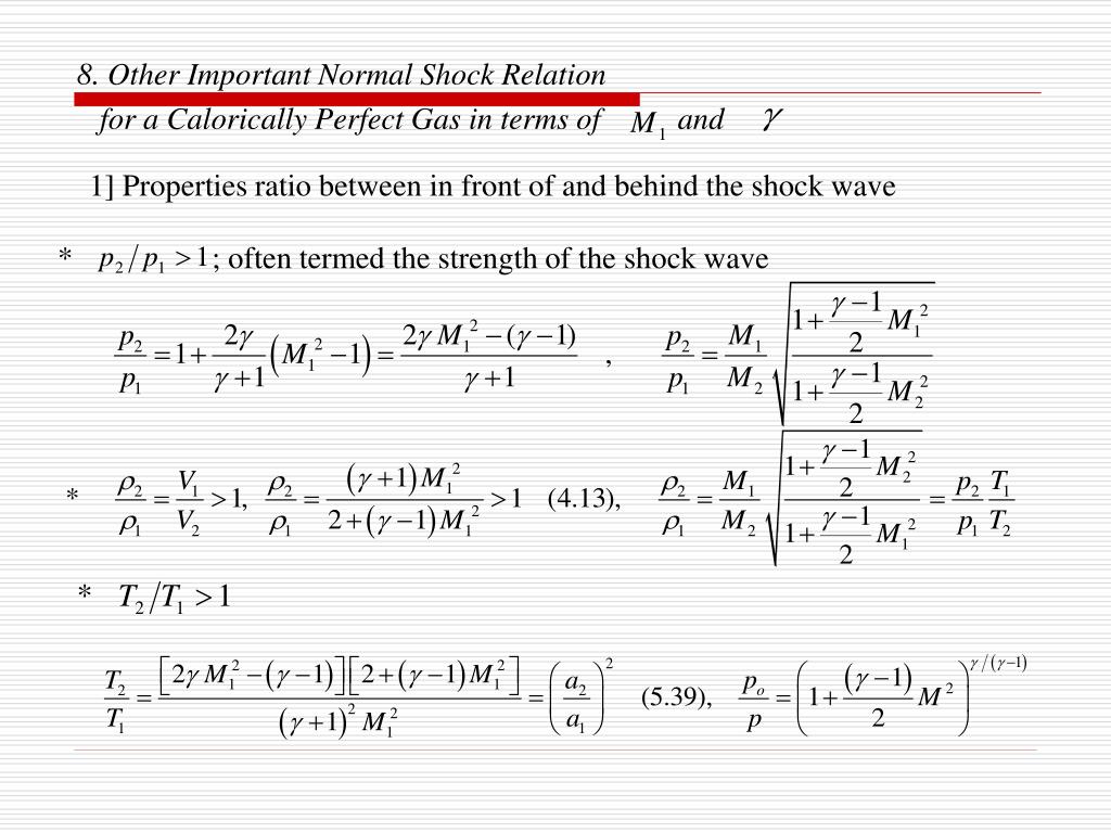 PPT Ch.4 Stationary Normal Shockwaves PowerPoint Presentation, free