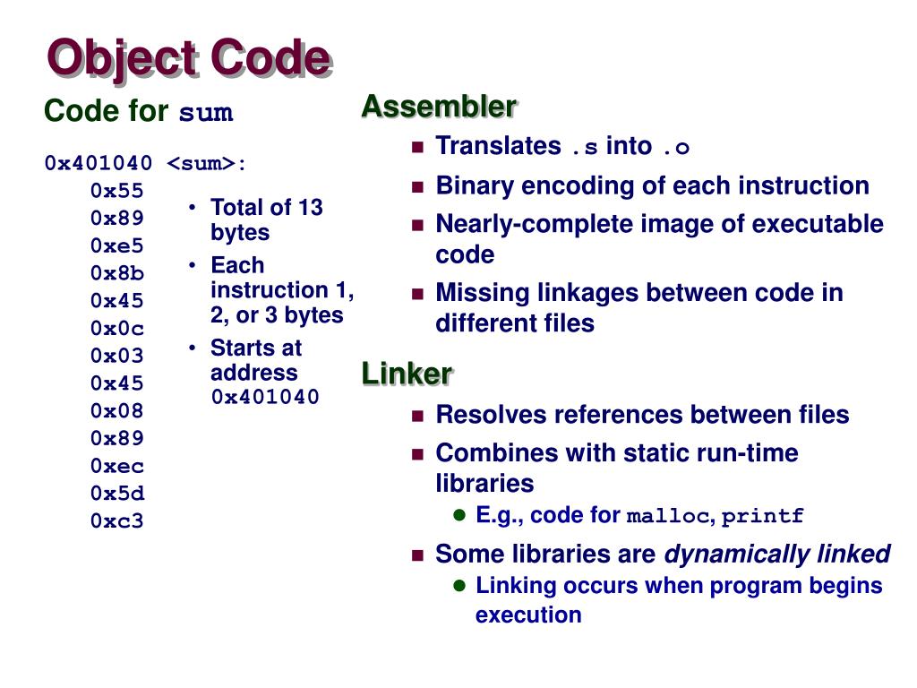 PPT MachineLevel Programming I Introduction PowerPoint Presentation