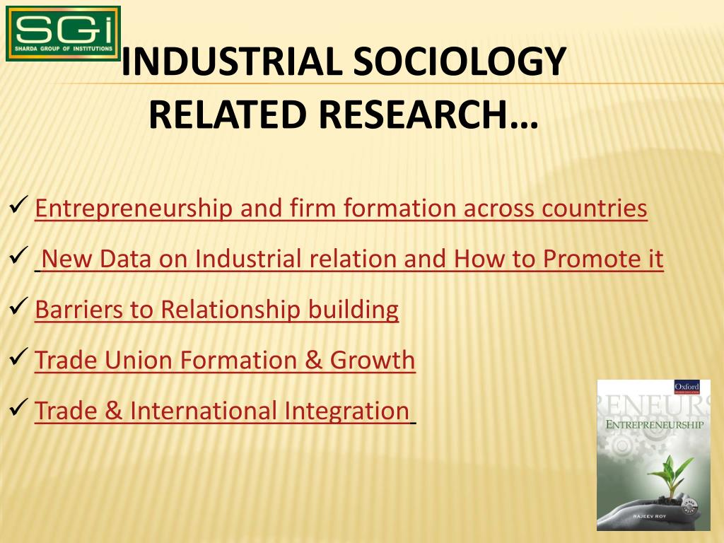 PPT PREAMBLE OF INDUSTRIAL SOCIOLOGY PowerPoint Presentation, free