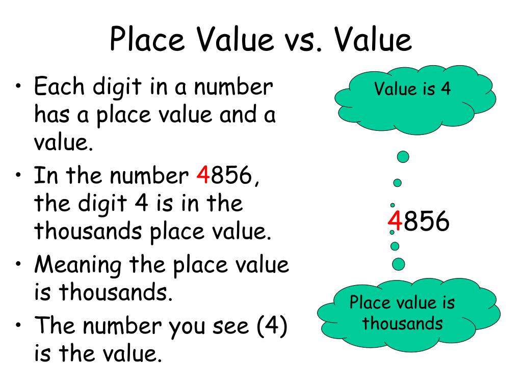 PPT Understanding Place Value PowerPoint Presentation, free download