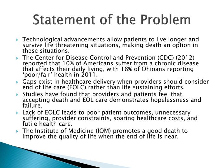PPT Evidence Based Practice Intervention End of Life Care (EOLC