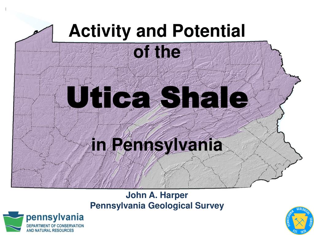 PPT Activity and Potential of the Utica Shale in Pennsylvania PowerPoint Presentation ID3432268