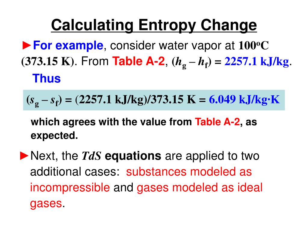 PPT Calculating Entropy Change PowerPoint Presentation, free download