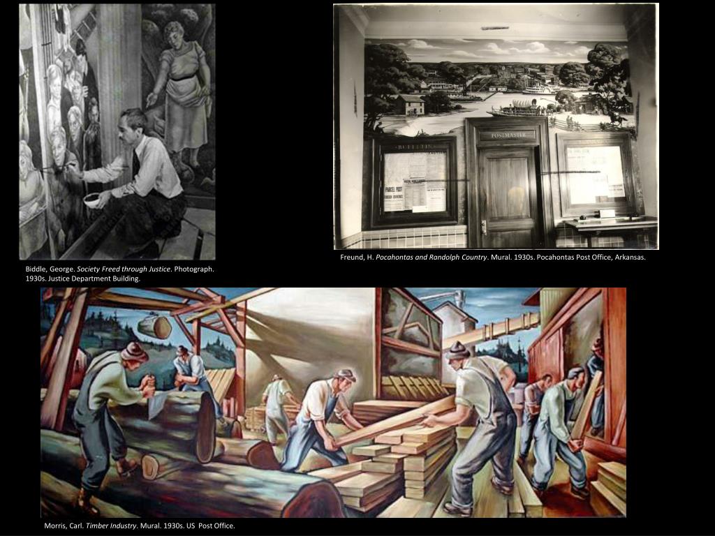 PPT Lehman, Harold. Mural. 1943. US Post Office PowerPoint