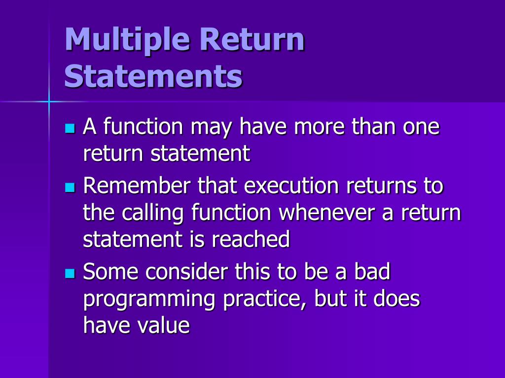 PPT Functions with Arguments and Return Values, Oh My! PowerPoint