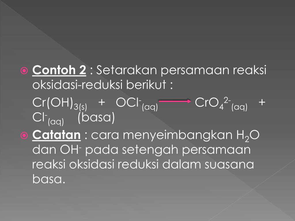 PPT REAKSI REDUKSIOKSIDASI DAN ELEKTROKIMIA PowerPoint Presentation