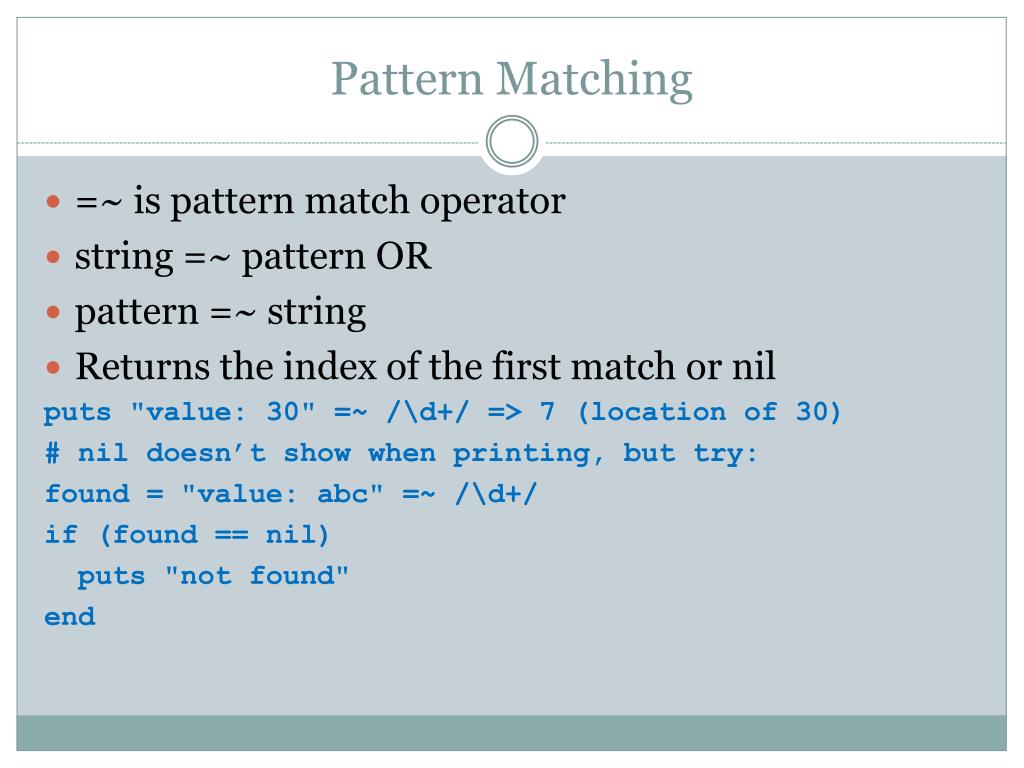 PPT Ruby Regular Expressions PowerPoint Presentation, free download