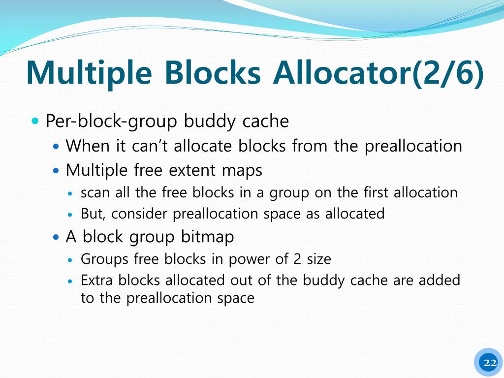 PPT Ext4 block and inode allocator improvements PowerPoint