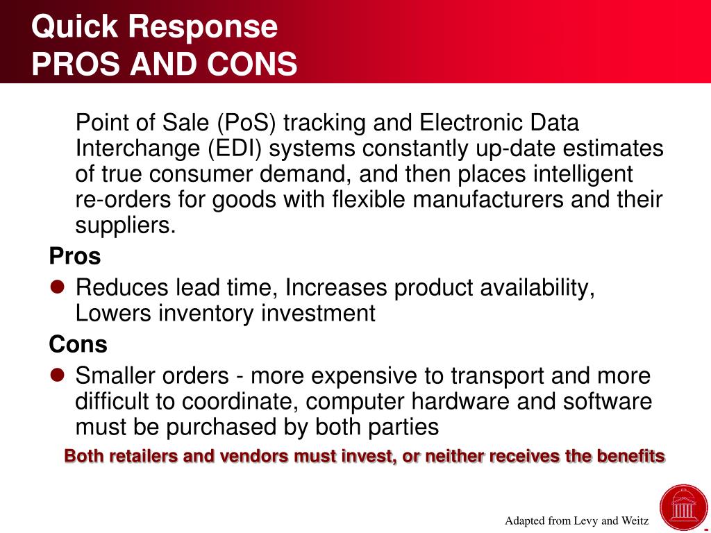PPT SUPPLY CHAIN MANAGEMENT & RETAILER SUPPLIER RELATIONSHIPS