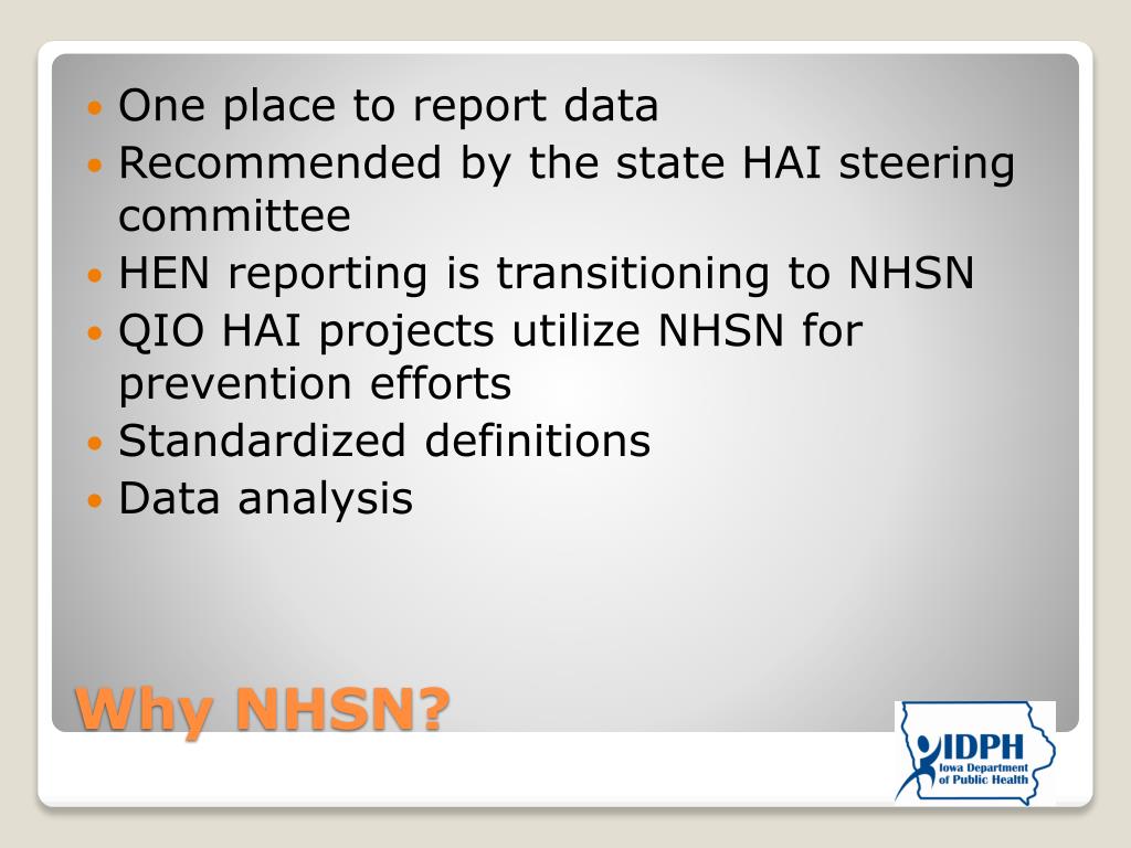 PPT - NHSN 101 PowerPoint Presentation, free download - ID:3458701
