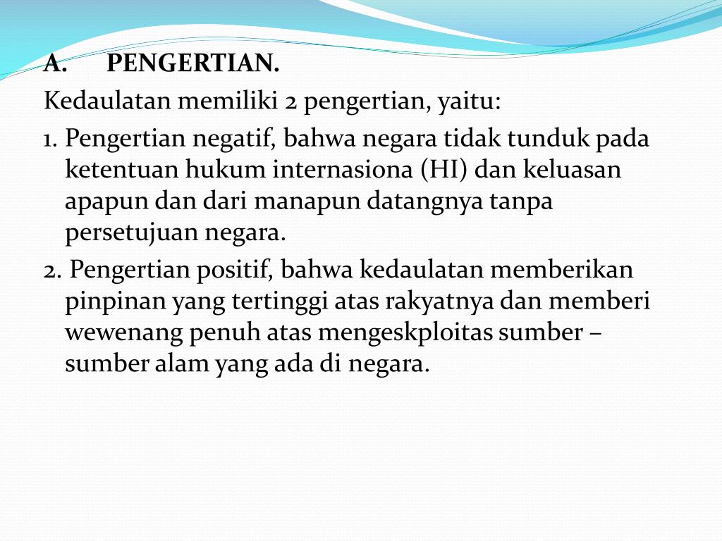 PPT KEDAULATAN PowerPoint Presentation, free download ID3459552