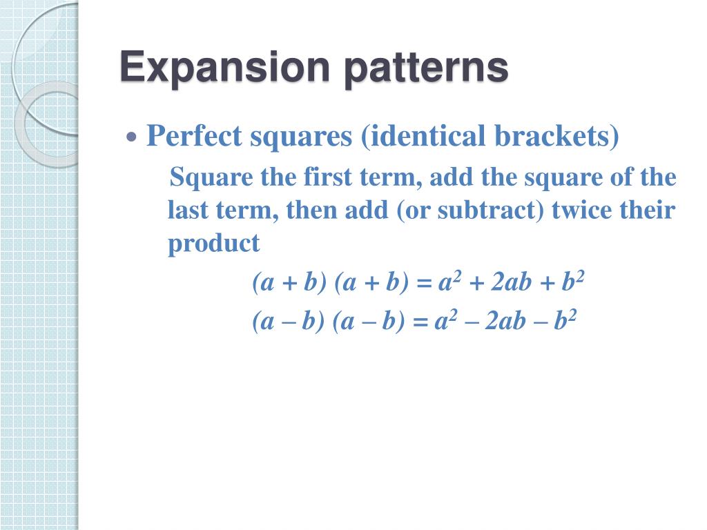 PPT Expanding and Factorising PowerPoint Presentation, free download