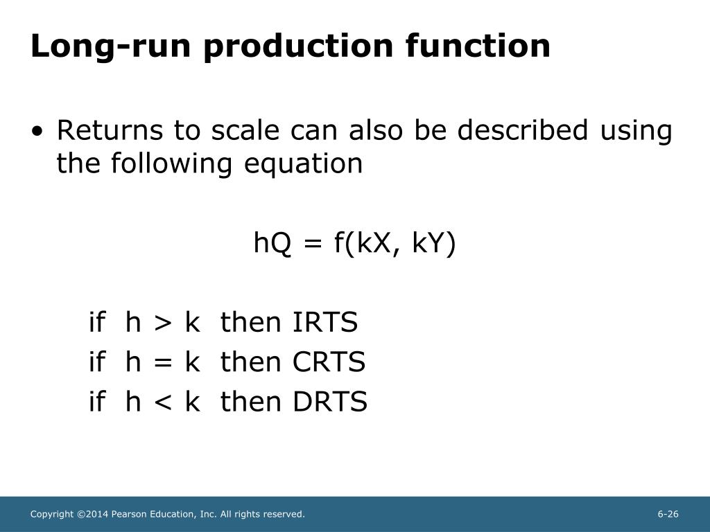 PPT Chapter 6 The Theory and Estimation of Production PowerPoint
