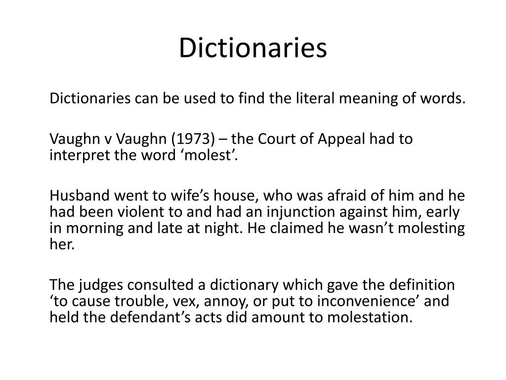 PPT Statutory Interpretation PowerPoint Presentation, free download