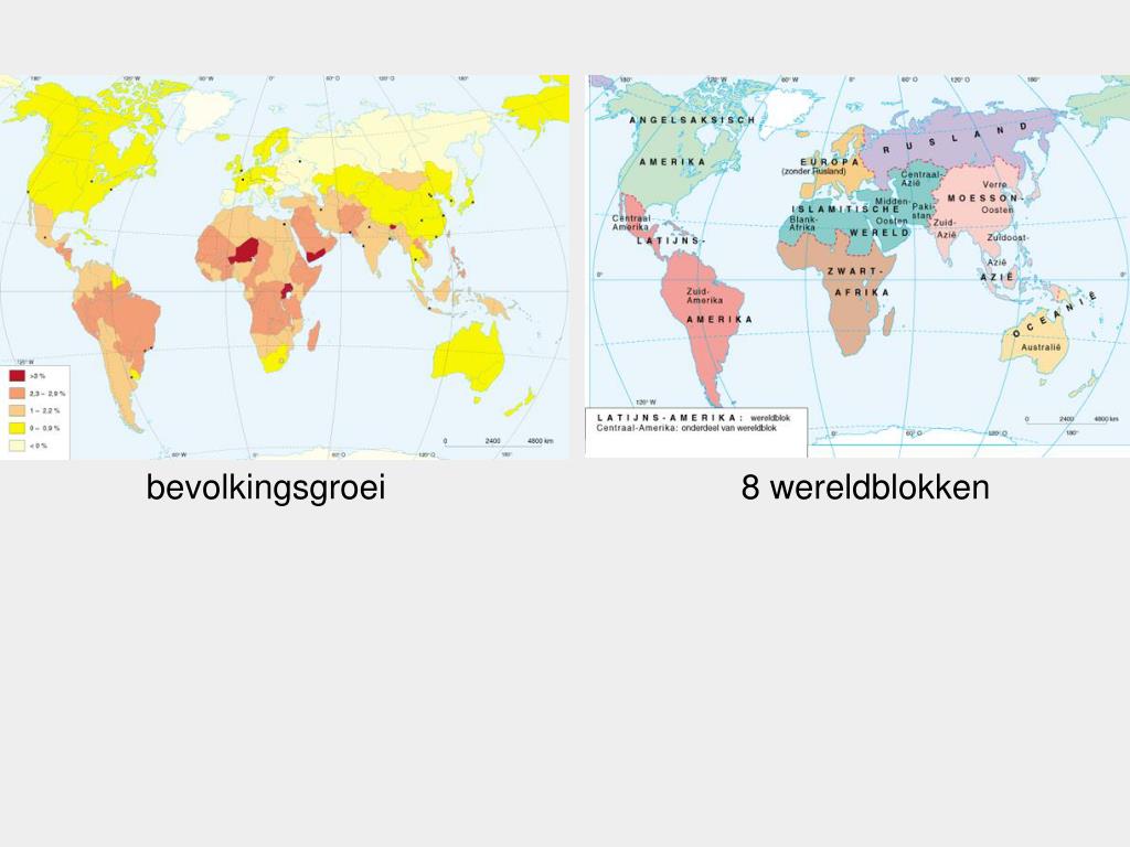 Kaart Wereldblokken PPT Aardrijkskunde PowerPoint Presentation, free download ID3474455