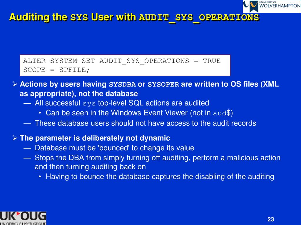 PPT Auditing Techniques for Oracle Database 11g PowerPoint