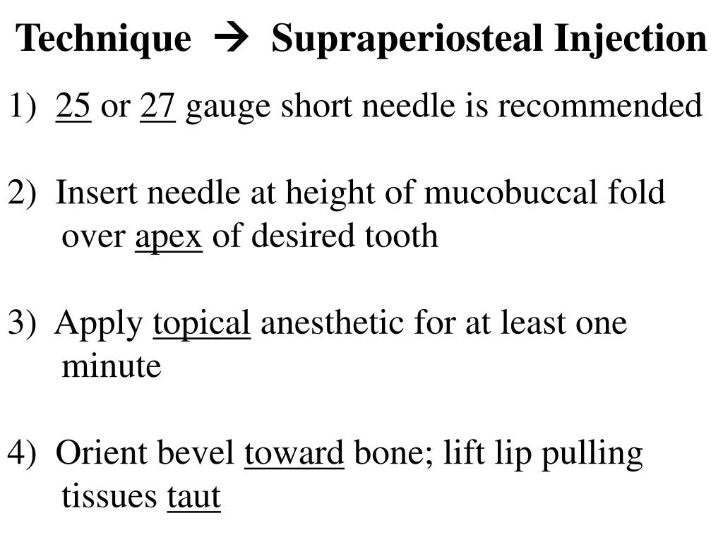 PPT Maxillary Injection Techniques PowerPoint Presentation, free
